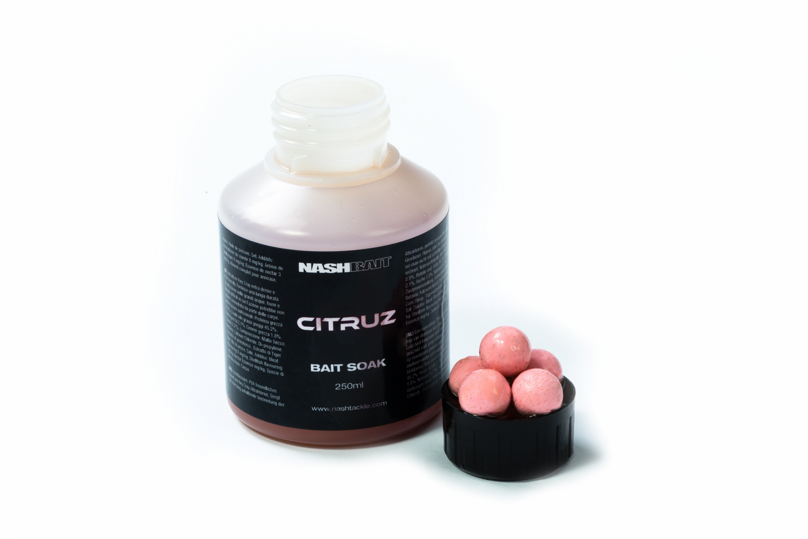 Nash Citruz Liquid Bait Soak 250ml B2180.jpg