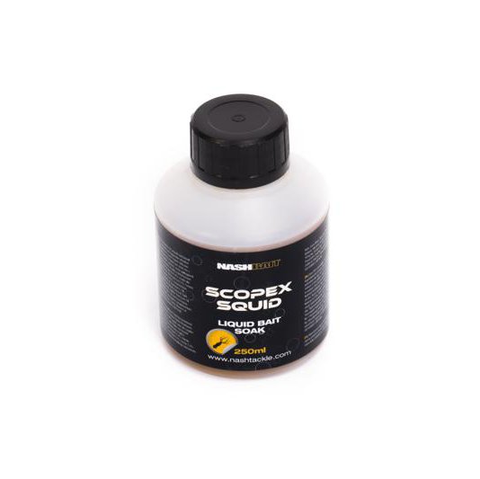 Nash Scopex Squid Liquid Bait Soak 250ml B6856.jpg