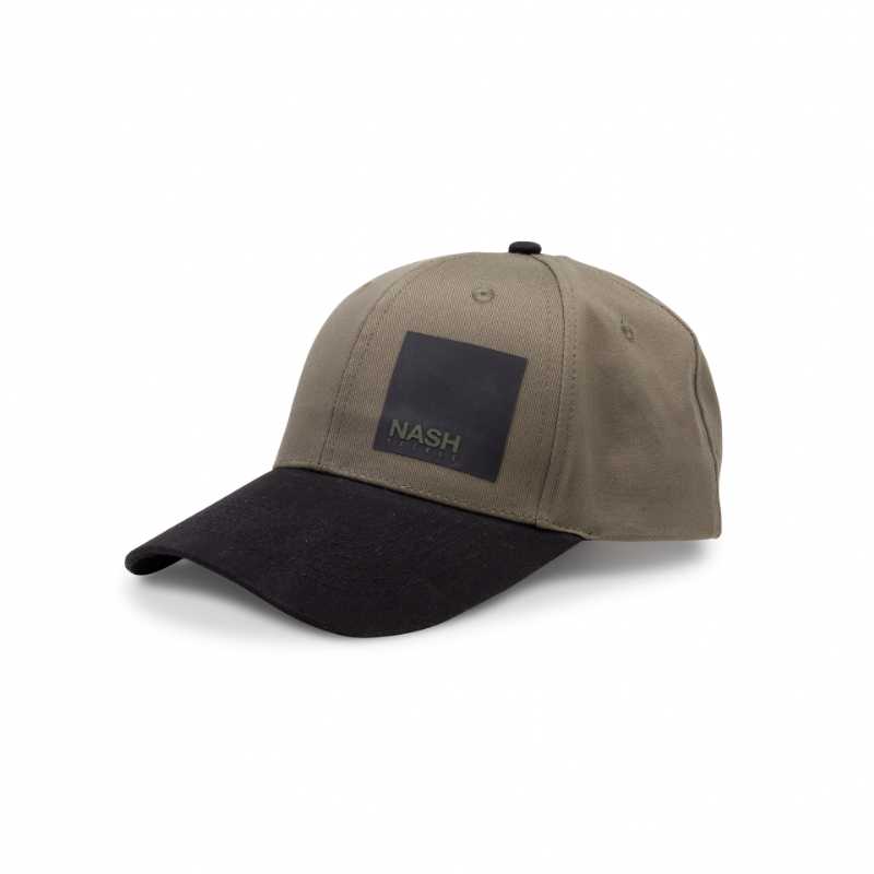 Nash Nash Square Print Baseball Cap Green C5102.jpg