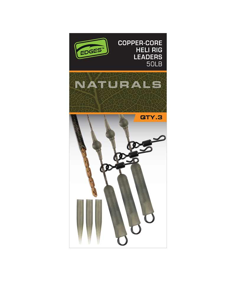 fox Fox EDGES™ Naturals Copper Core Heli Leaders