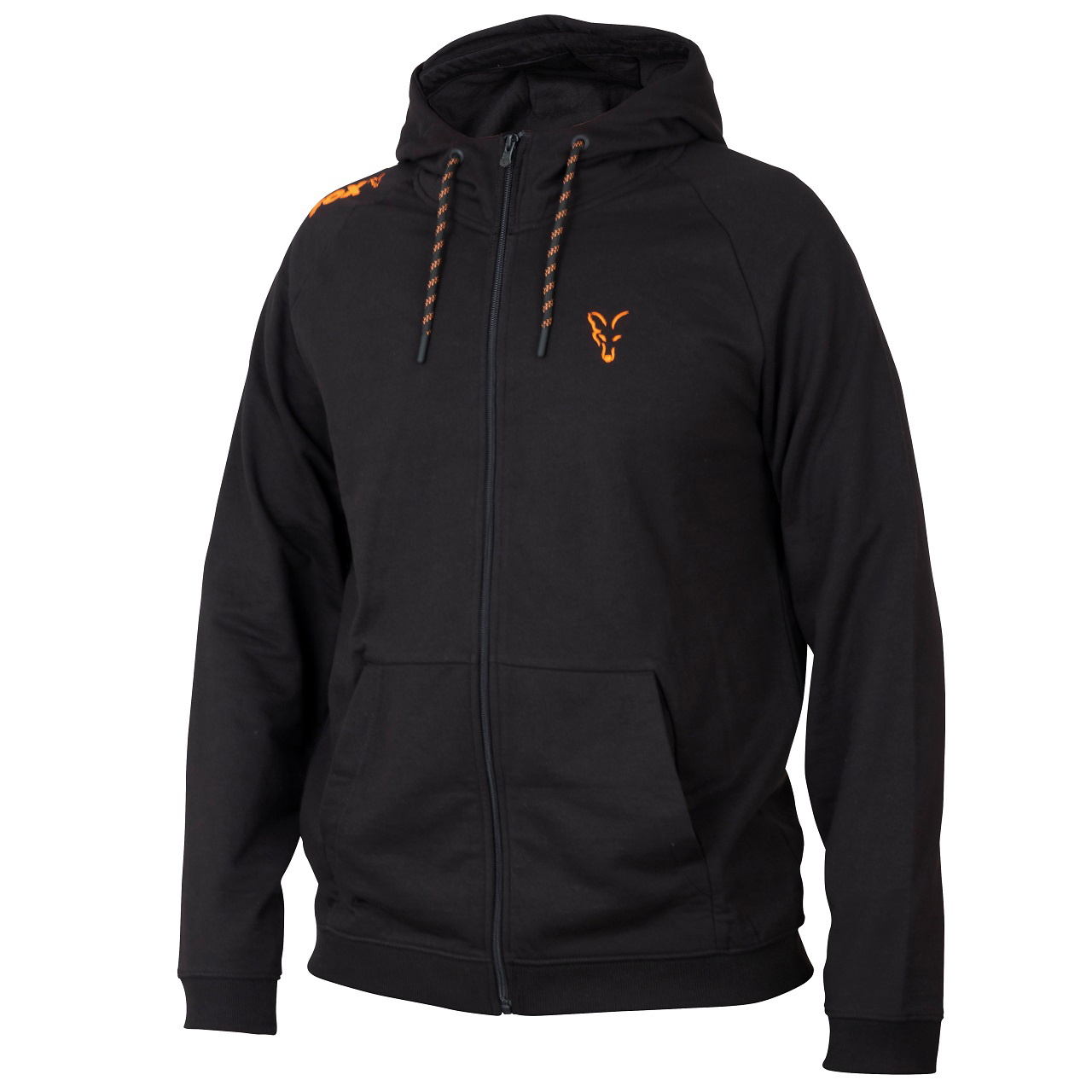 fox FOX COLLECTION BLACK/ORANGE LW HOODIE LW hoodie CCL027.jpg