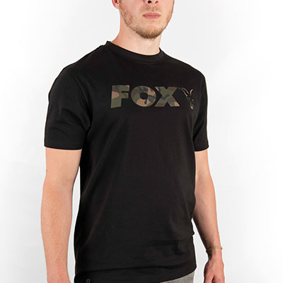 fox Fox Black/Camo Chest Print T-Shirt CFX022.jpg