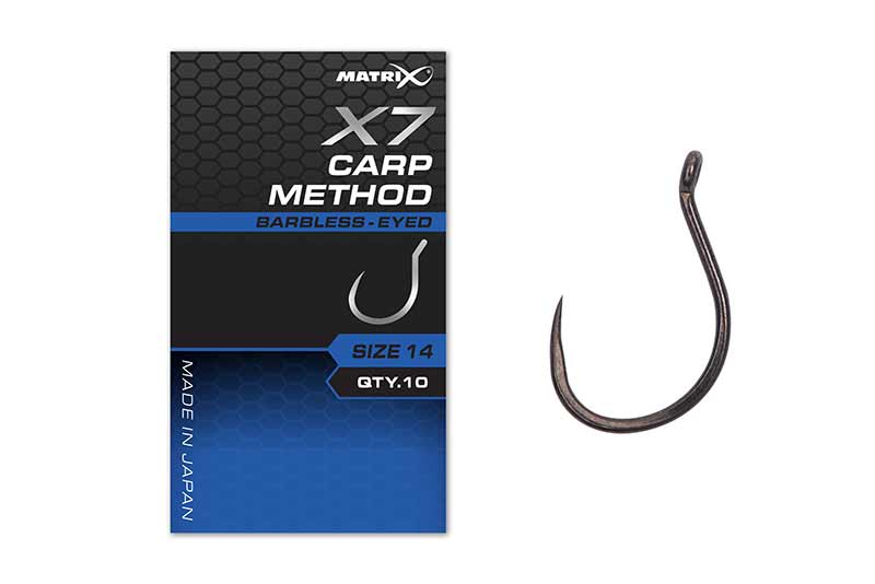 matrix X7 Carp method Barbless Eyed GHK189.jpg