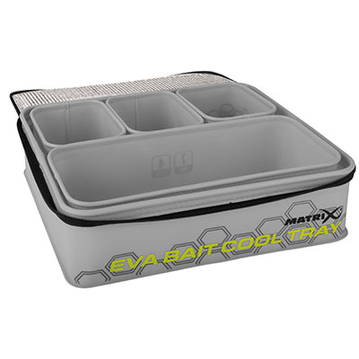 matrix Matrix EVA Bait Cooler Tray (light grey) (inc 4 tubs) GLU124.jpg