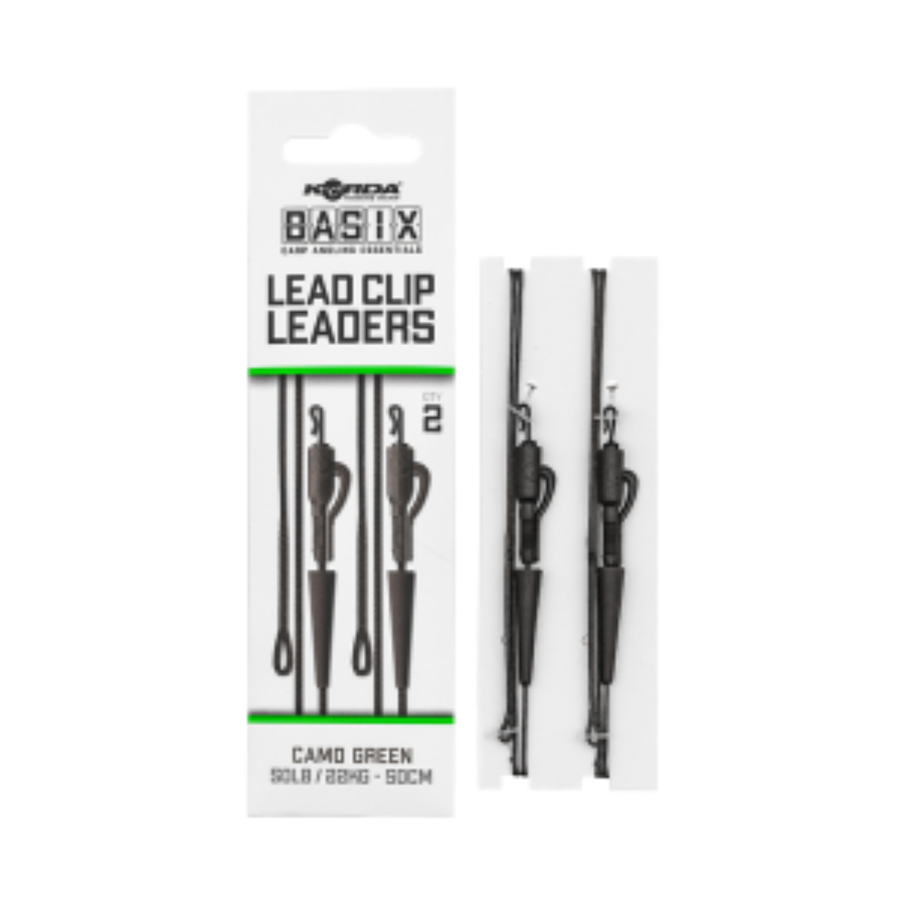 Korda Basix Lead Clip Leaders KBX020.jpg