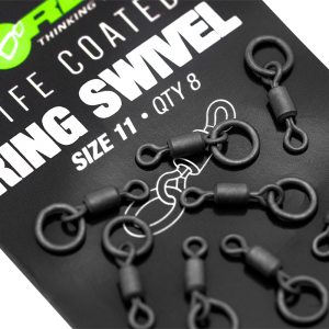 Korda PTFE Ring Swivel Size 11 (8pcs) KMW001_2.jpg