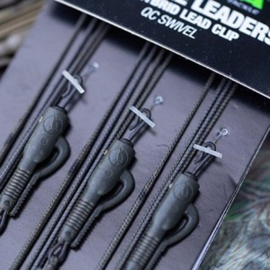 Korda LEADCORE LEADERS - HYBRID LEAD CLIP QC SWIVEL LLHQG.jpg