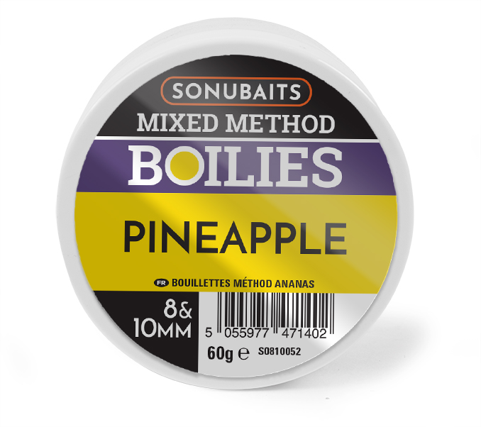 Sonubaits SONU MIXED METHOD BOILIES - PINEAPPLE S1810052.jpg