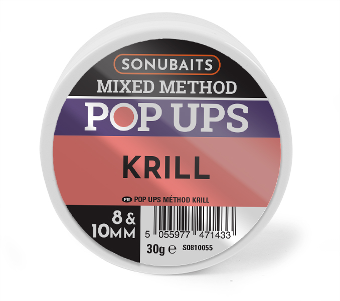 Sonubaits SONU MIXED METHOD POP UPS KRILL 8 &10MM S1810055.jpg