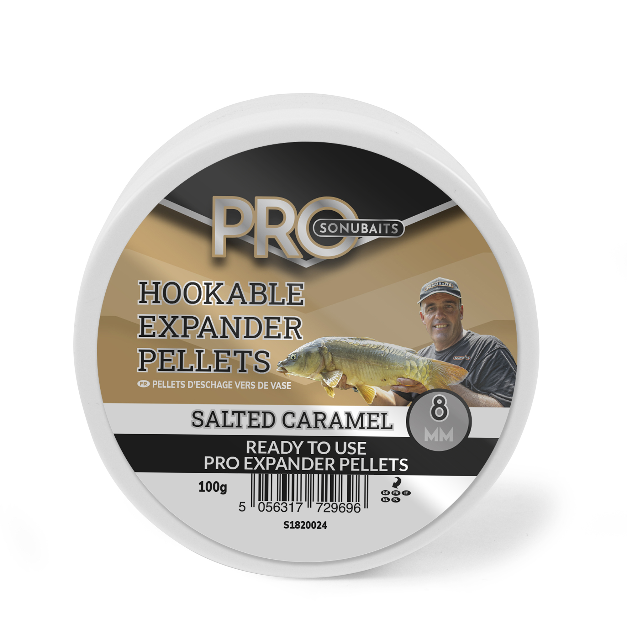 Sonubait SONU HOOKABLE EXPANDER PELLETS - SALTED CARAMEL S1820024.jpg