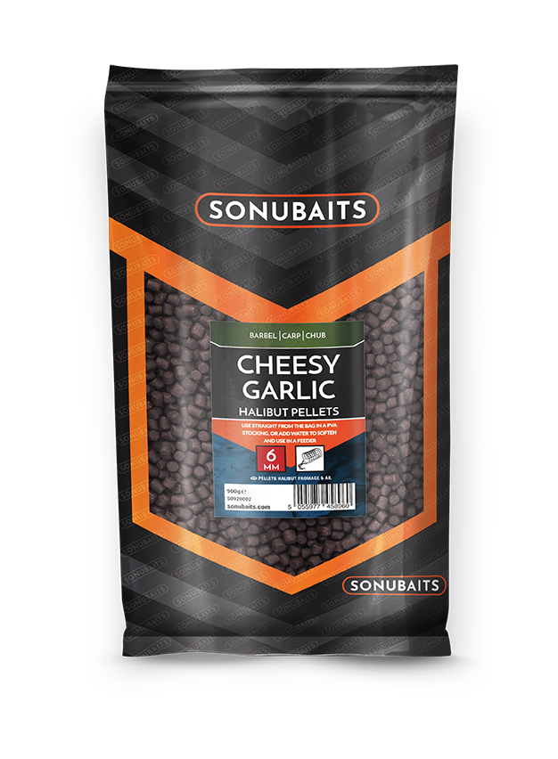 Sonubaits SONU CHEESY GARLIC HALIBUT PELLETS S1920002.jpg